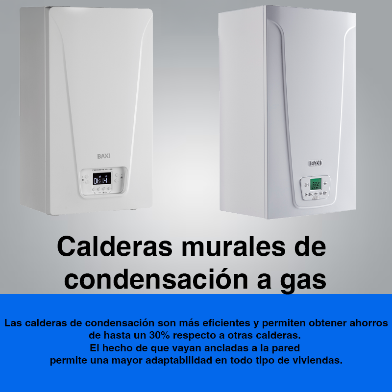 Calderas murales de  condensación a gas