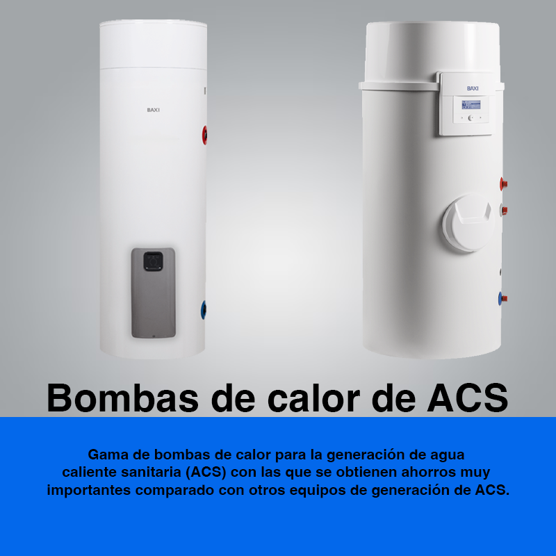 Bombas de calor de ACS
